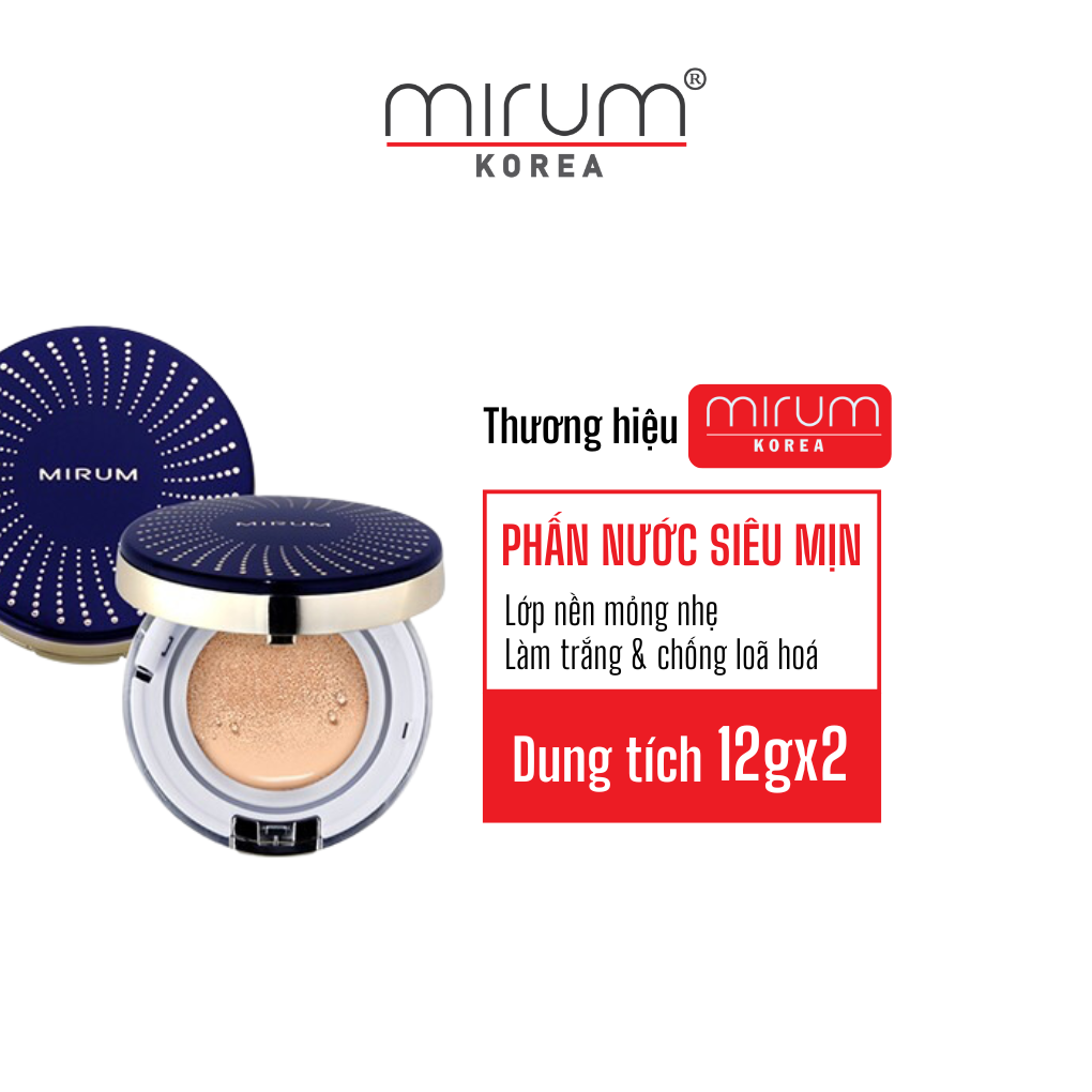 Phấn nước siêu mịn Mirum 